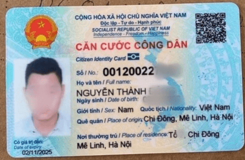 Hướng dẫn lấy thông tin từ CCCD